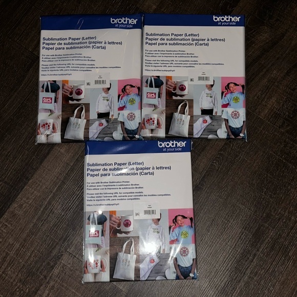 BROTHER (3 Packs) NEE Sublimation Paper 8-1/2